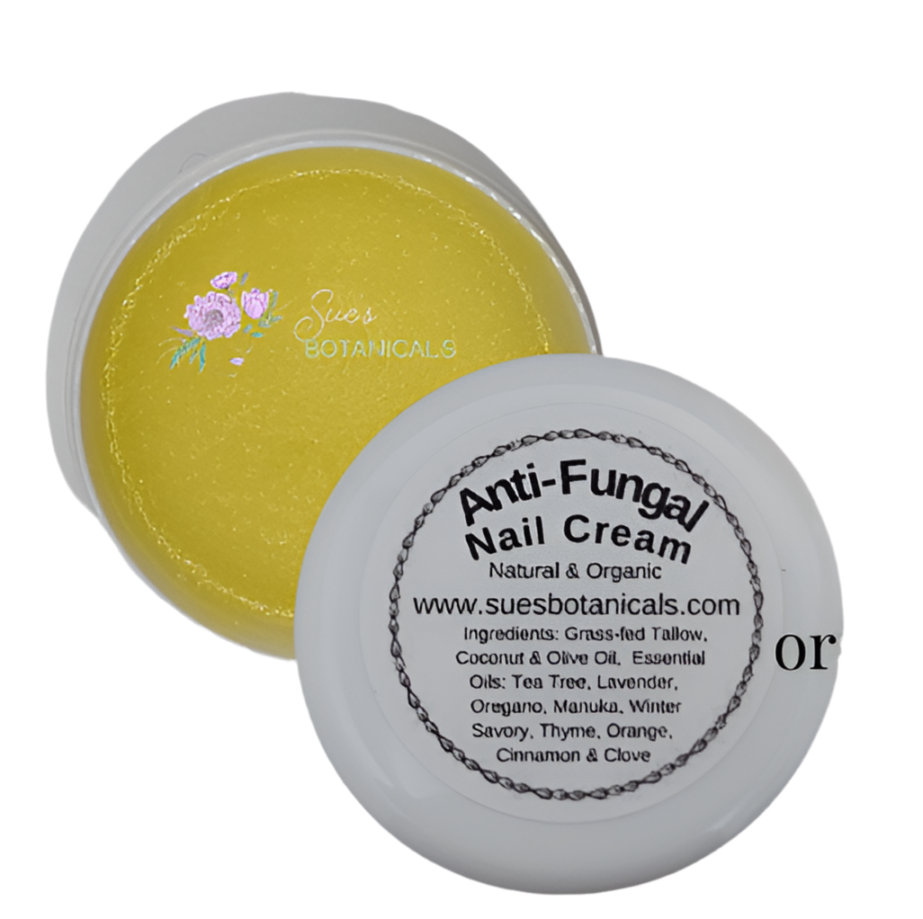 Tallow Anti-Fungal Nail Cream
All Natural skincare, extra hydration, organic skincare , moisturizer, Natural skincare, skin hydration, helps rosacea, helps acne, reduces wrinkles, reduces fine lines, organic skincare, Beef Tallow Skincare