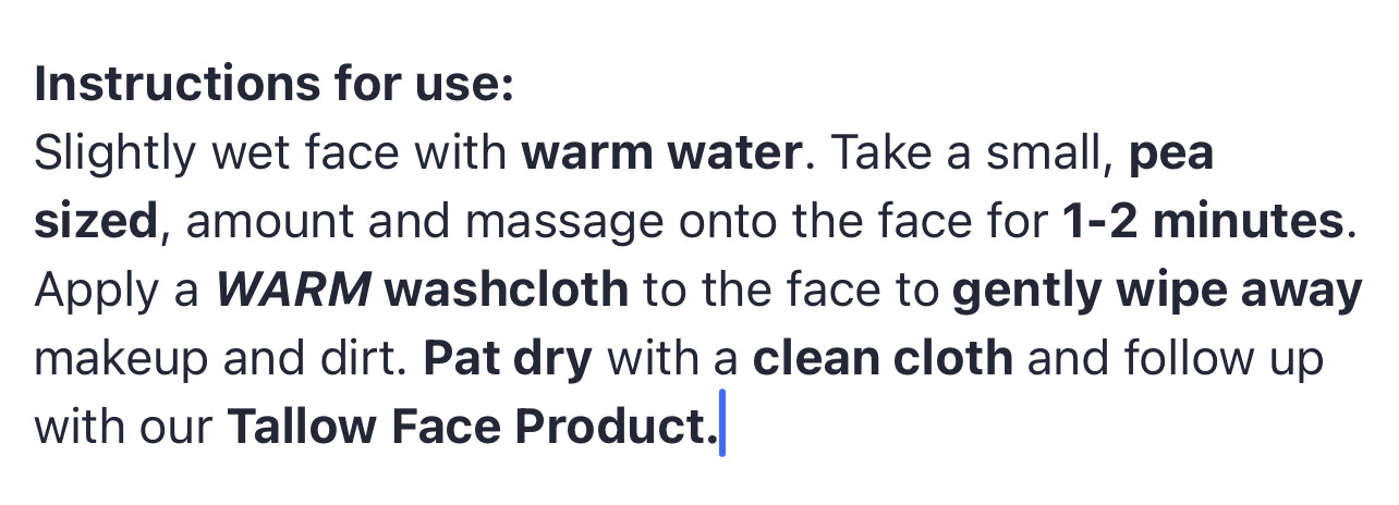 No more acne, tight skin, Natural skincare, helps acne, helps eczema, help psoriasis, helps wrinkles, hydrates skin, organic skincare 
Natural skincare, helps acne, helps eczema, help psoriasis, helps wrinkles, hydrates skin, organic skincare, beef tallow skincare