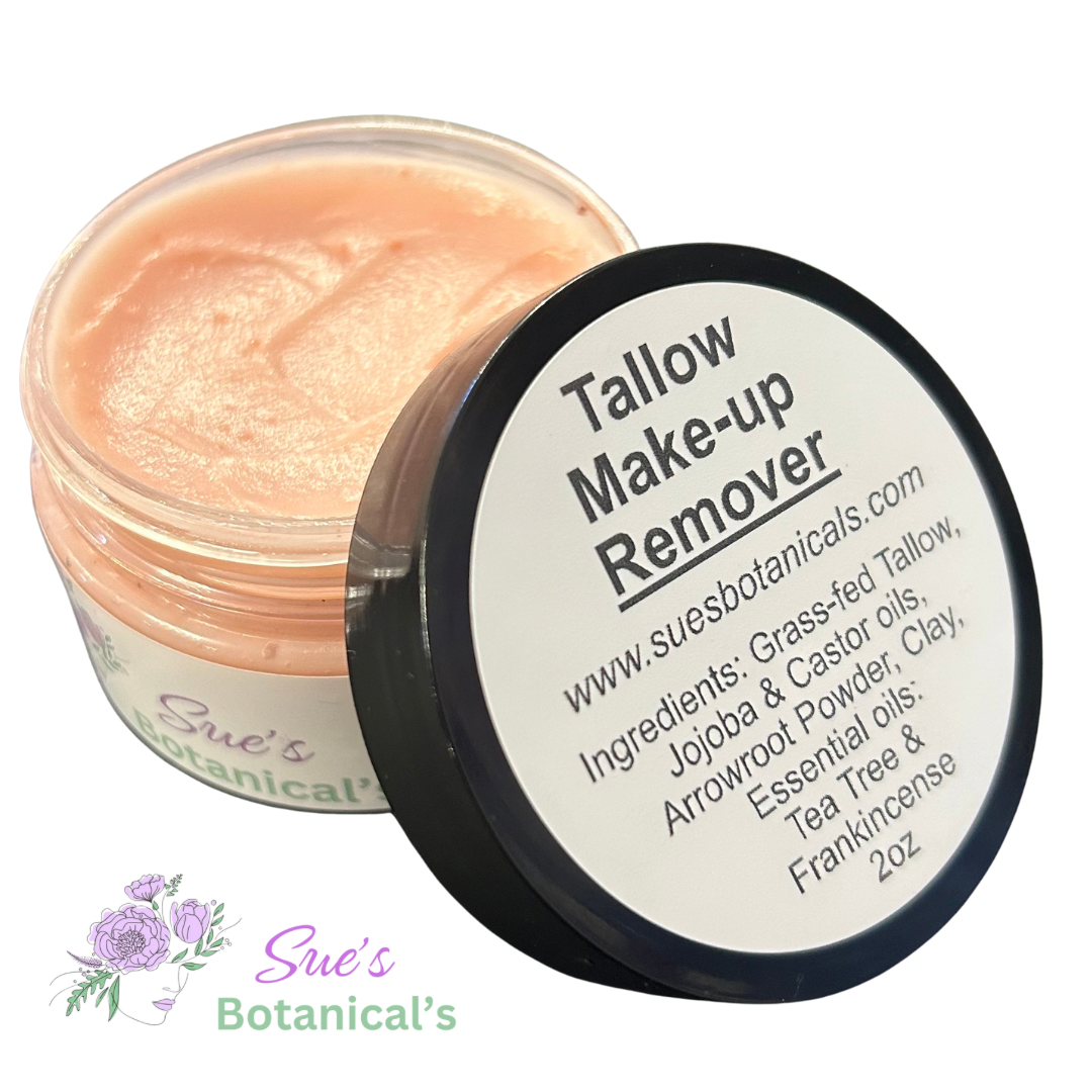 Tallow Make-up remover
All Natural Tallow skincare, extra hydration, organic skincare , moisturizer, All Natural skincare, skin hydration, helps rosacea, helps psoriasis, helps acne, reduces wrinkles, reduces fine lines, organic skincare, Beef Tallow Skincare