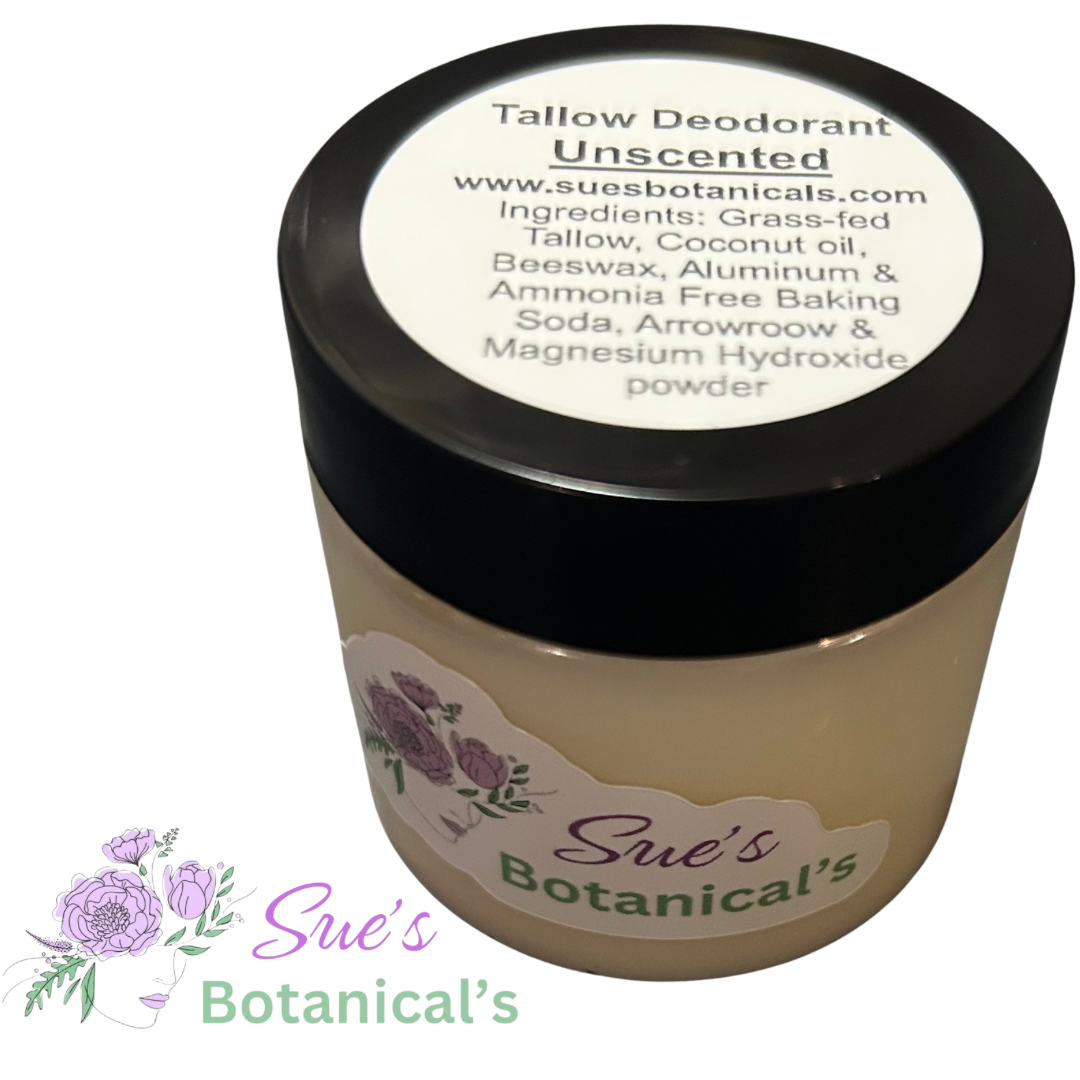 Tallow Unscented Deodorant
no more stink
All Natural skincare, extra hydration, organic skincare , moisturizer, Natural skincare, skin hydration, helps rosacea, helps acne, reduces wrinkles, reduces fine lines, organic skincare, Beef Tallow Skincare