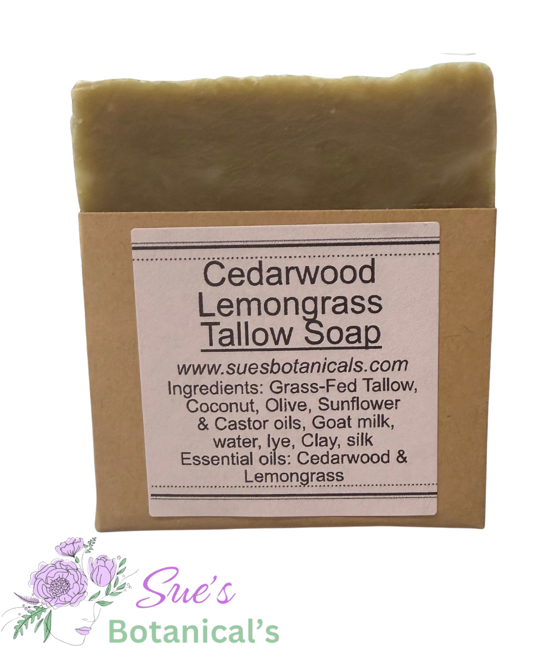 Cedarwood Lemongrass Tallow Soap