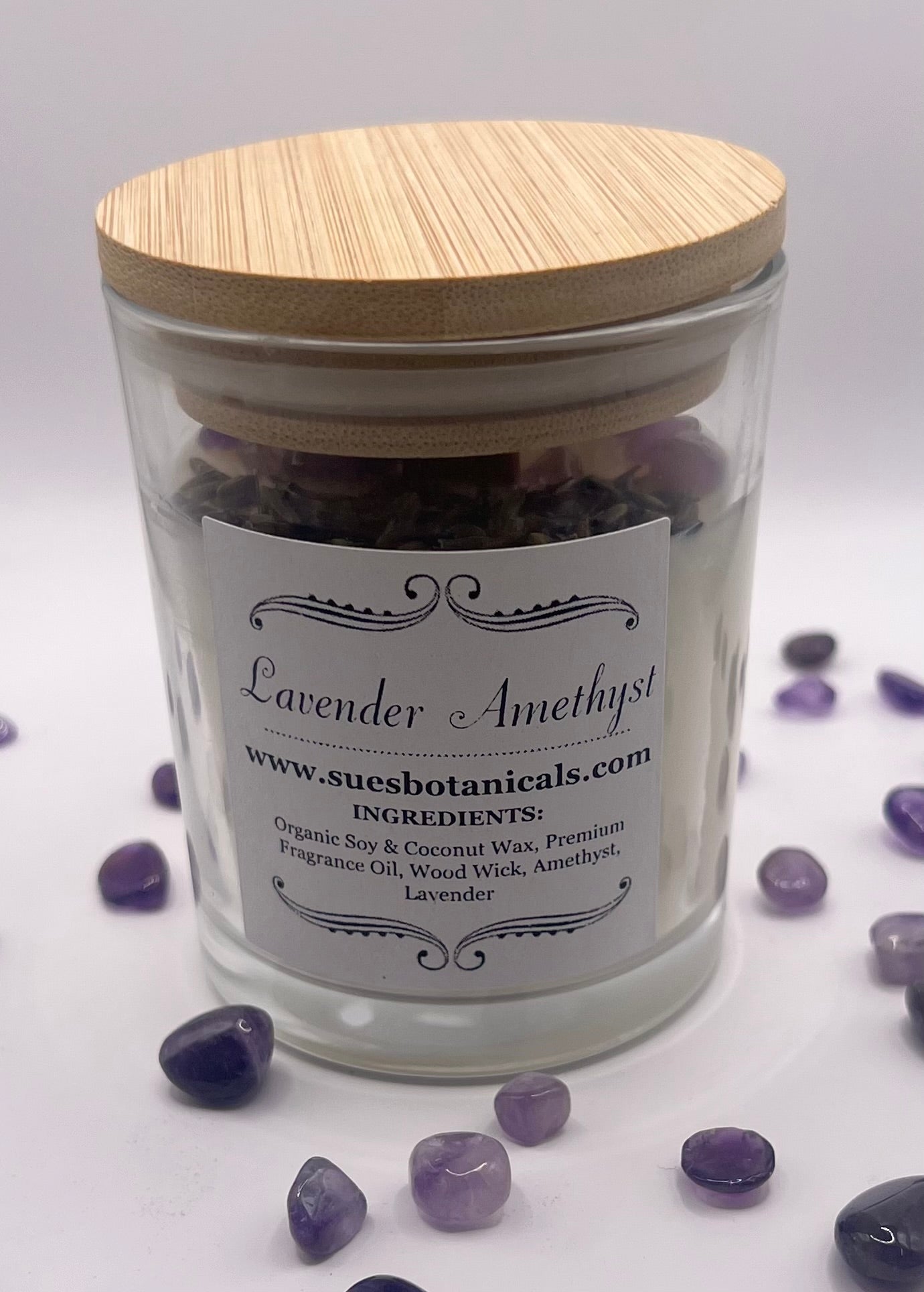Lavender Amethyst Candle 5oz