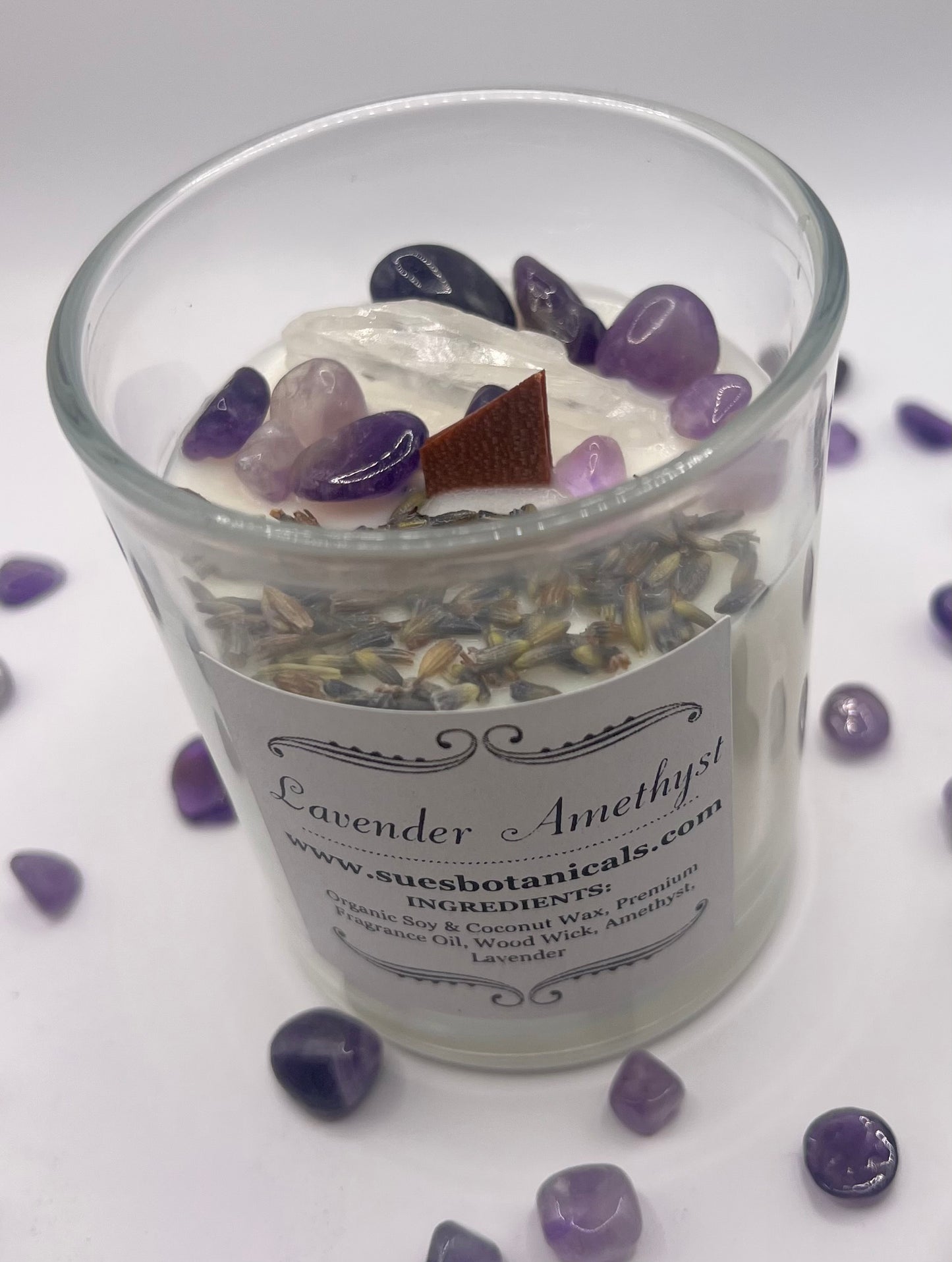 Lavender Amethyst Candle 5oz