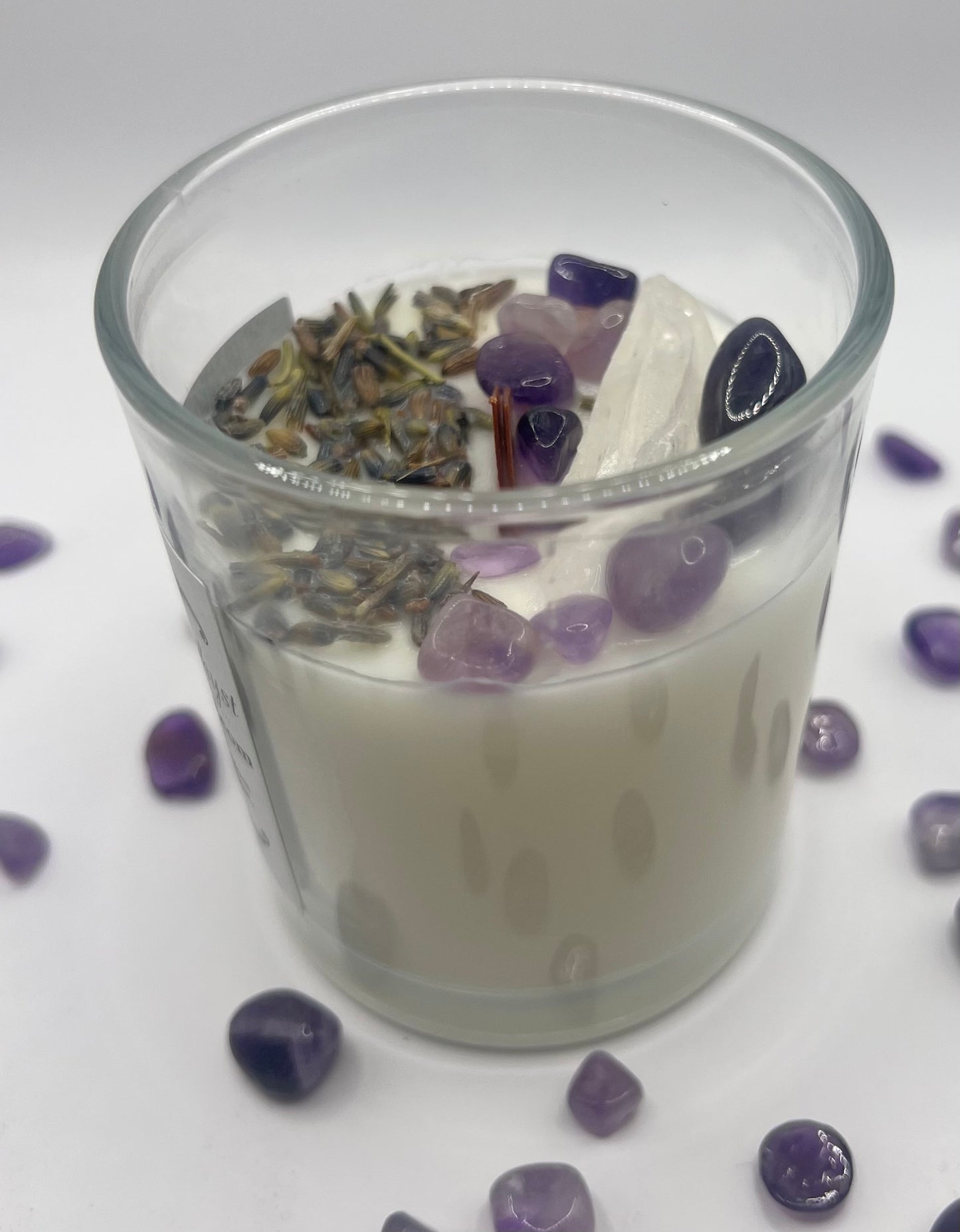 Lavender Amethyst Candle 5oz