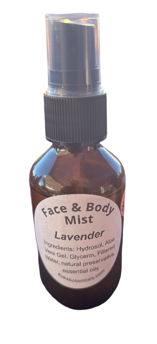 Face and Body mist lavender 

Natural Skincare, organic skincare 

All Natural skincare, extra hydration, organic skincare , moisturizer, Natural skincare, skin hydration, helps rosacea, helps acne, reduces wrinkles, reduces fine lines, organic skincare, Beef Tallow Skincare