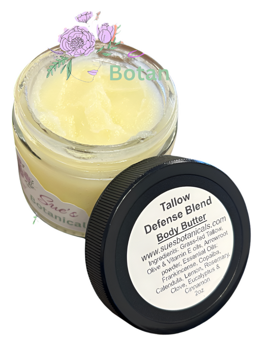 Tallow Defense Body Butter

All Natural skincare, extra hydration, organic skincare , moisturizer, Natural skincare, skin hydration, helps rosacea, helps acne, reduces wrinkles, reduces fine lines, organic skincare, Beef Tallow Skincare