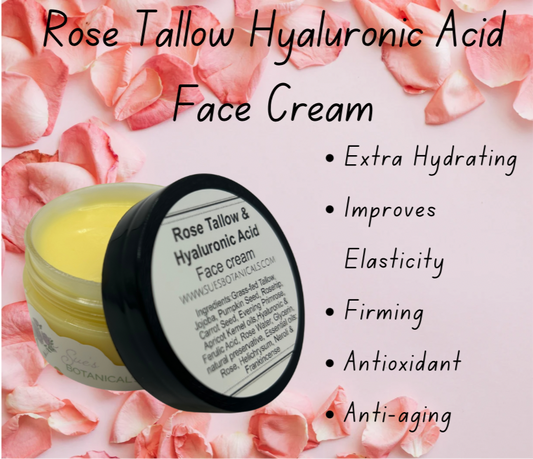 Rose Tallow Hyaluronic Acid Face Cream