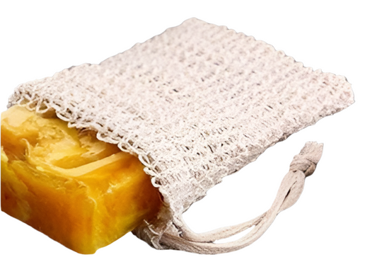 Soap saver pouch exfoliating 

All natural skin care, beef, tallow, organic skin care, helps with rosacea, psoriasis, dry skin.