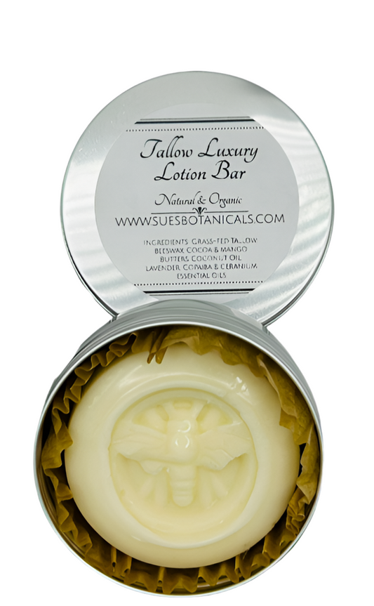 Tallow Lotion Bar

Natural skincare, helps acne, helps eczema, help psoriasis, helps wrinkles, hydrates skin, organic skincare 