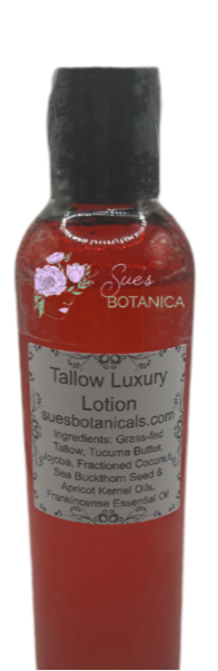 Frankincense Tallow Luxury Lotion

All Natural skincare, extra hydration, organic skincare , moisturizer, Natural skincare, skin hydration, helps rosacea, helps acne, reduces wrinkles, reduces fine lines, organic skincare, Beef Tallow Skincare