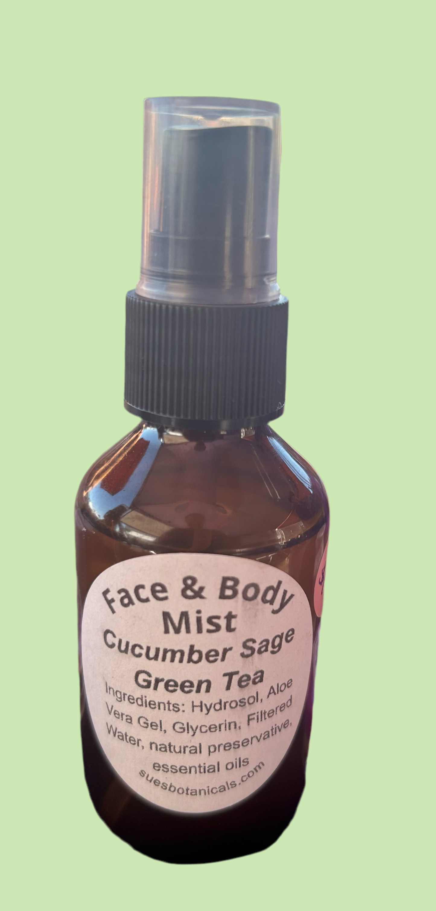 Face and body mist, natural skincare