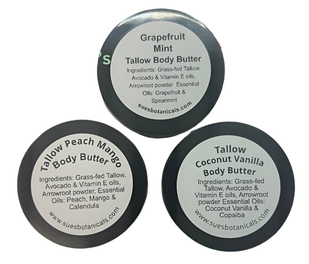 3-pack of Fruity Tallow Body Butters discontinued 50% off ￼