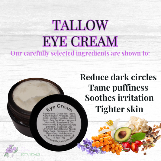 Tallow Eye Cream Hyaluronic Acid