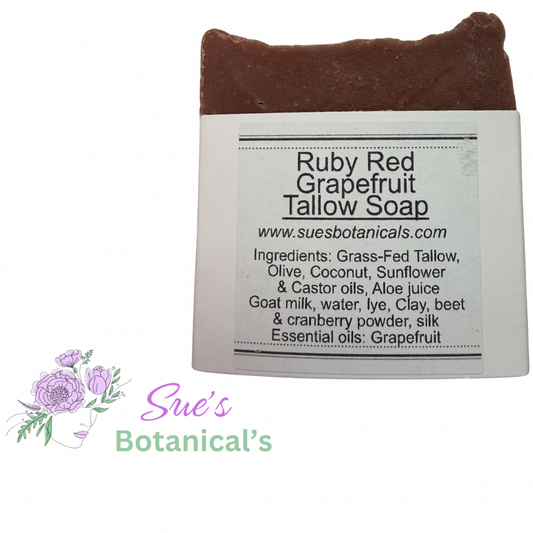 Ruby Red Grapefruit Tallow Soap
