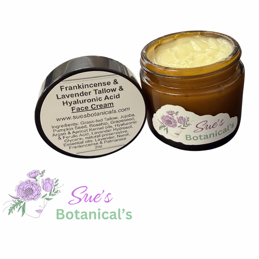 Frankincense & Lavender Tallow Hyaluronic Acid Face Cream