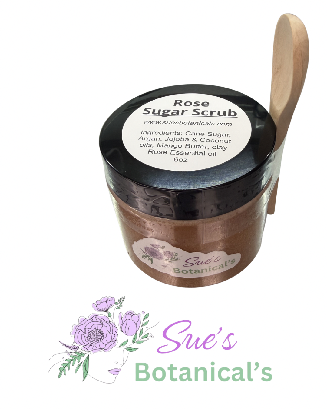 Rose sugar scrub 

All natural skincare 