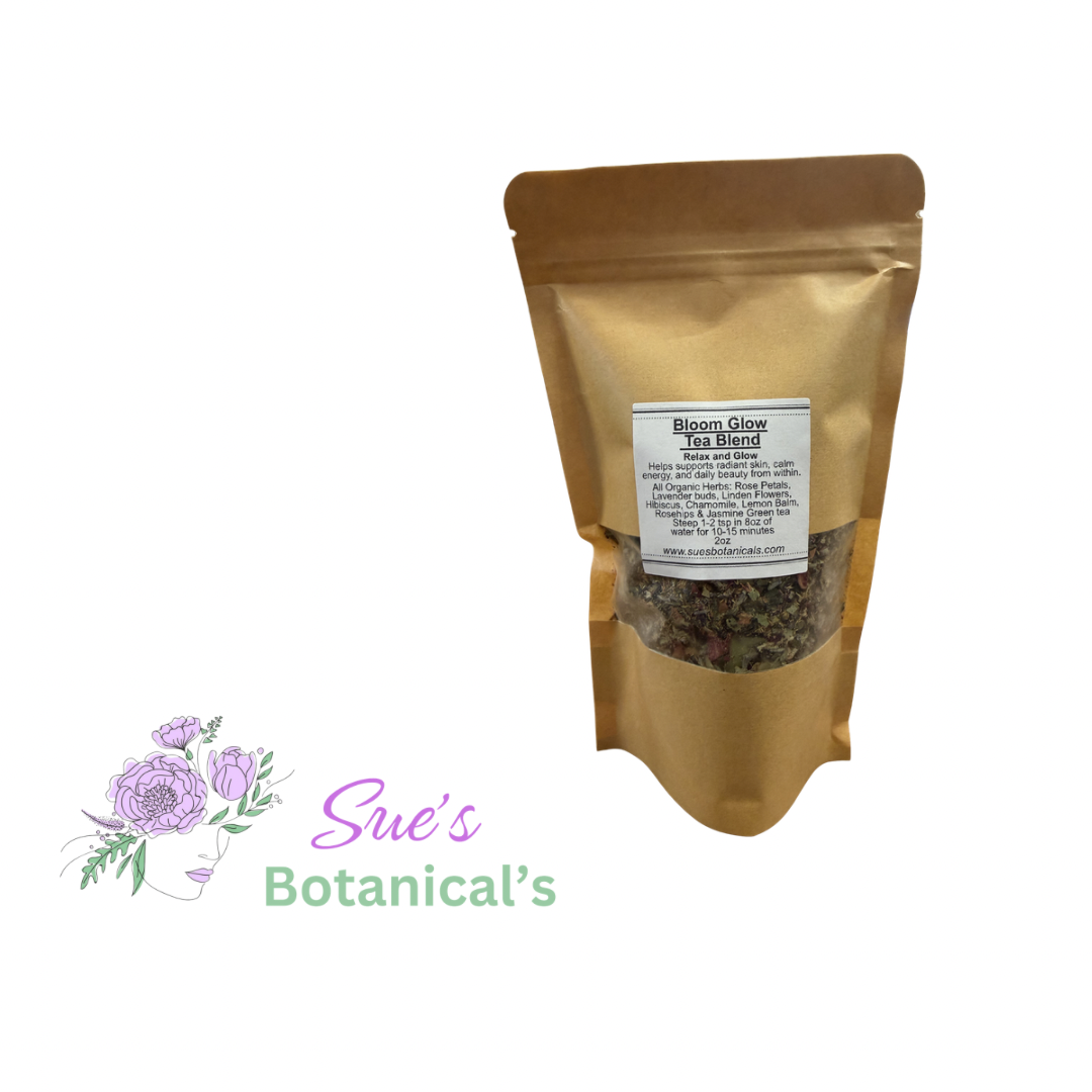Bloom Glow tea 

All natural skincare 