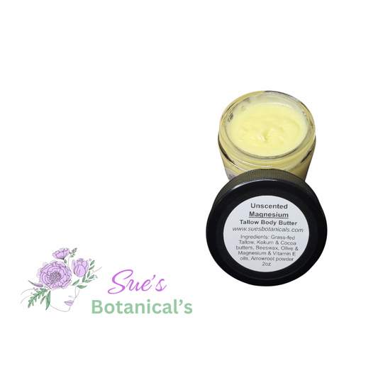 Unscented Magnesium Tallow Body Butter