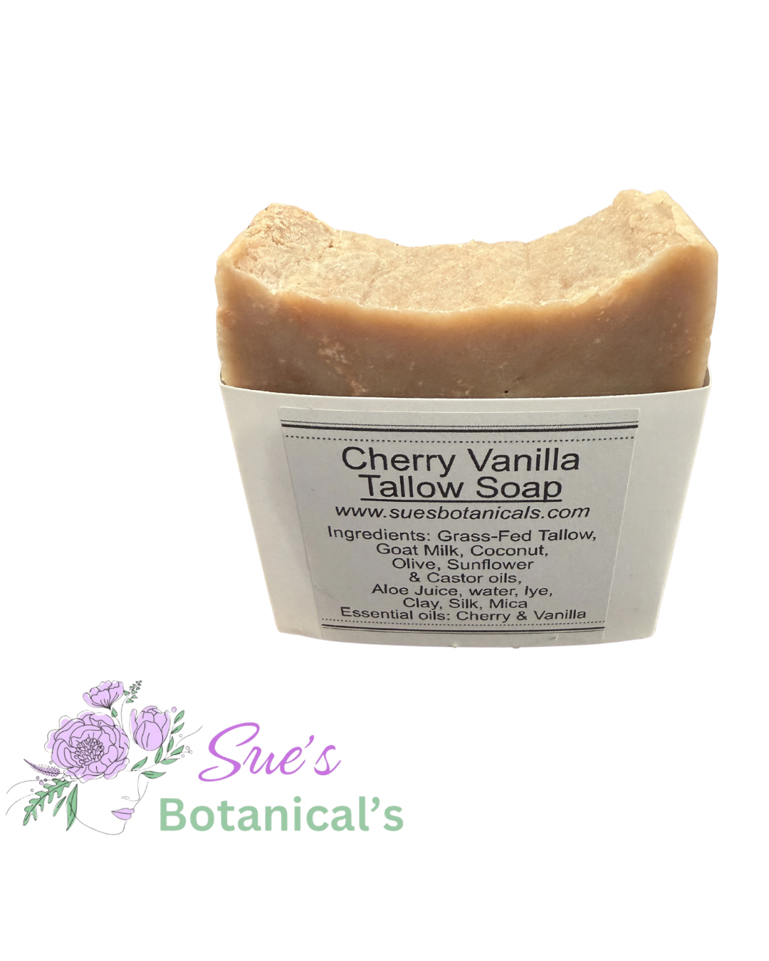 Cherry Vanilla Tallow Soap

All Natural skincare, extra hydration, organic skincare , moisturizer, Natural skincare, skin hydration, helps rosacea, helps acne, reduces wrinkles, reduces fine lines, organic skincare, Organic Beef Tallow Skincare