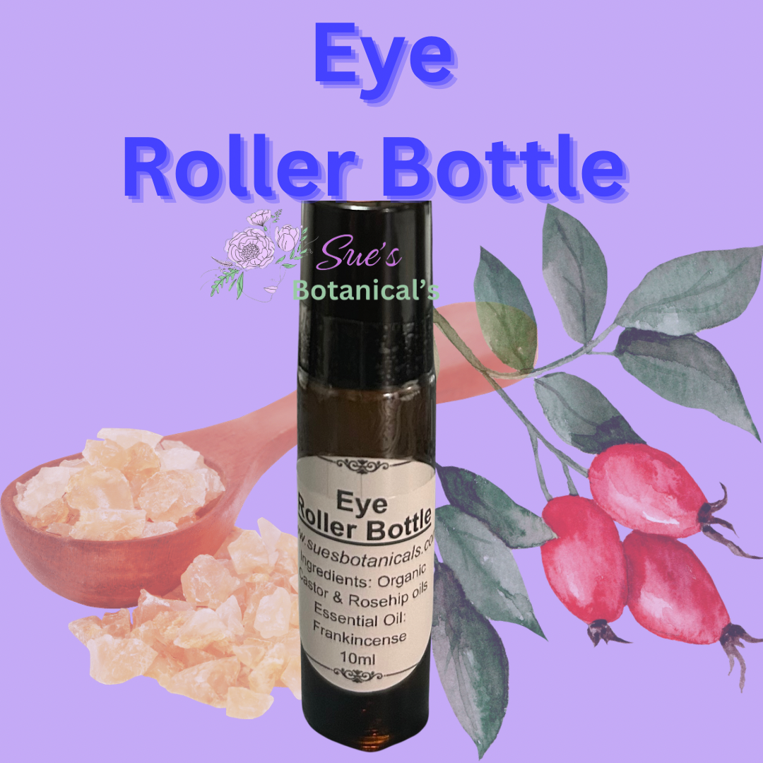 Eye Roller Bottle

Reduce wrinkles, natural skincare, organic skincare, anti-aging 

Natural skincare, skin hydration, reduces wrinkles, reduces fine lines, organic skincare