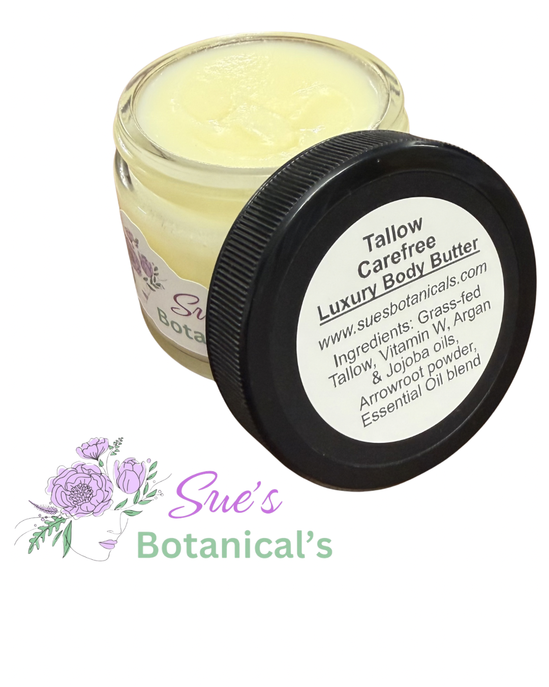 Tallow Carefree Luxury Body Butter

All Natural skincare, extra hydration, organic skincare , moisturizer, Natural skincare, skin hydration, helps rosacea, helps acne, reduces wrinkles, reduces fine lines, Beef Tallow Skincare