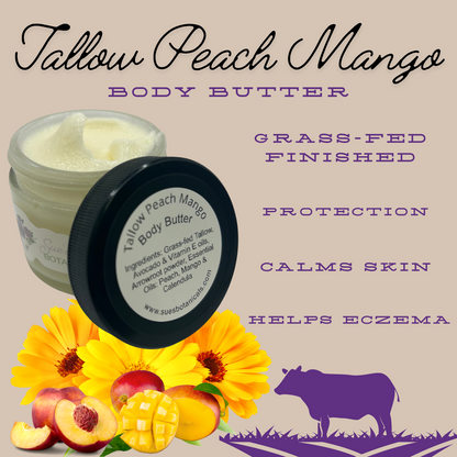 Tallow Peach Mango Body Butter