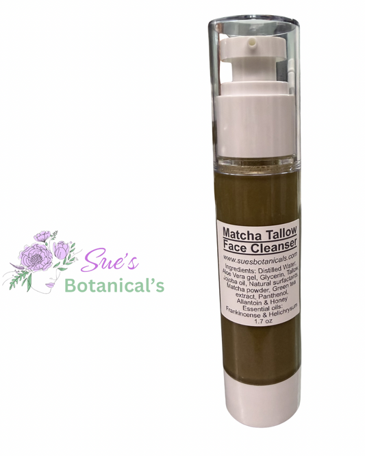 Matcha Tallow Face Cleanser

All natural skincare 
Grass-fed & Finished Tallow skincare 