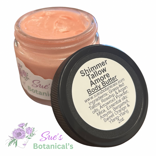 Shimmer Tallow Amore Body Butter

All Natural Tallow skincare, extra hydration, organic skincare , moisturizer, All Natural skincare, skin hydration, helps rosacea, helps psoriasis, helps acne, reduces wrinkles, reduces fine lines, organic skincare, Beef Tallow Skincare