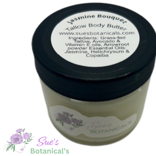 Tallow Jasmine Body Butter

All Natural skincare, helps acne, helps eczema, help psoriasis, helps wrinkles, hydrates skin, organic skincare 

Natural skincare, helps acne, helps eczema, help psoriasis, helps wrinkles, hydrates skin, organic skincare, beef tallow skincare 