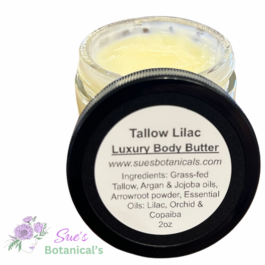 Tallow lilac luxury Body Butter

Natural skincare, helps acne, helps eczema, help psoriasis, helps wrinkles, hydrates skin, organic skincare 

Natural skincare, helps acne, helps eczema, help psoriasis, helps wrinkles, hydrates skin, organic skincare, beef tallow skincare 