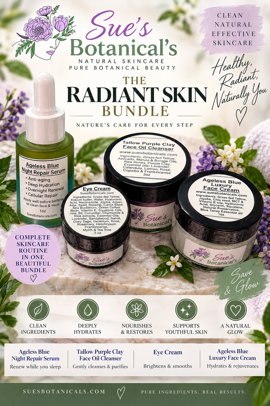 Ageless Blue Luxury Bundle

All natural skincare 