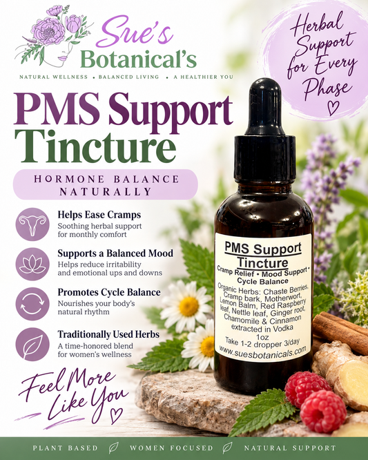 PMS support tincture 

All Natural skincare, extra hydration, organic skincare , moisturizer, Natural skincare, skin hydration, helps rosacea, helps acne, reduces wrinkles, reduces fine lines, organic skincare, Organic Beef Tallow Skincare