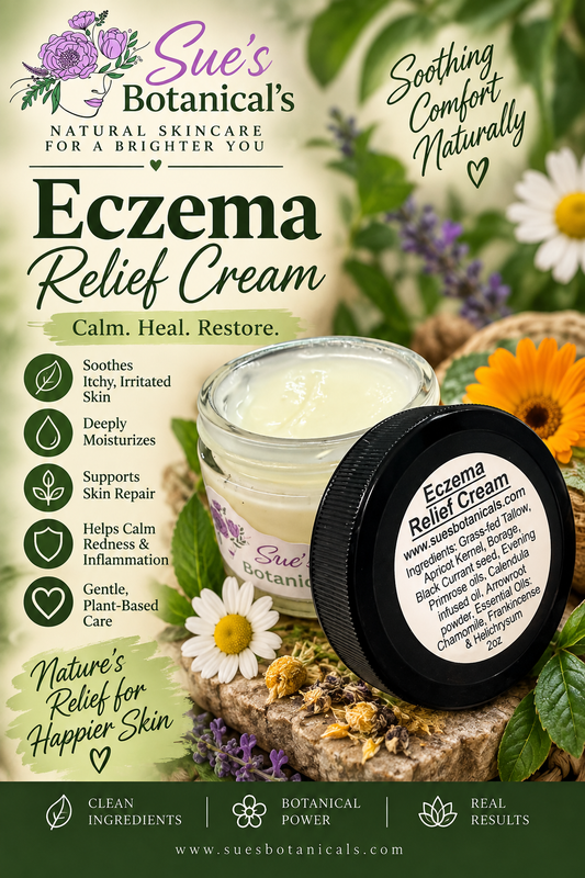 Eczema relief cream 

All Natural tallow skincare, extra hydration, organic skincare , moisturizer, All Natural skincare, skin hydration, helps acne, reduces wrinkles, reduces fine lines, helps psoriasis, organic skincare, Beef Tallow Skincare