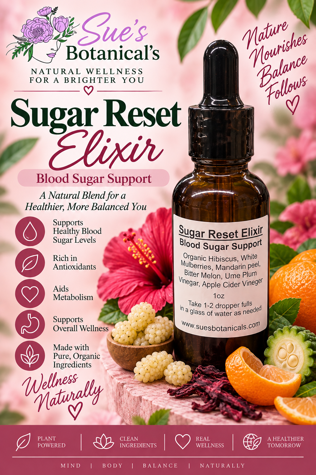 Sugar reset elixir

All natural skincare
