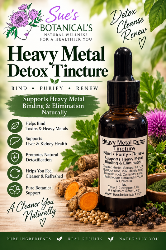 Heavy Metal Detox tincture 

All Natural skincare, extra hydration, organic skincare , moisturizer, Natural skincare, skin hydration, helps rosacea, helps acne, reduces wrinkles, reduces fine lines, organic skincare, Organic Beef Tallow Skincare