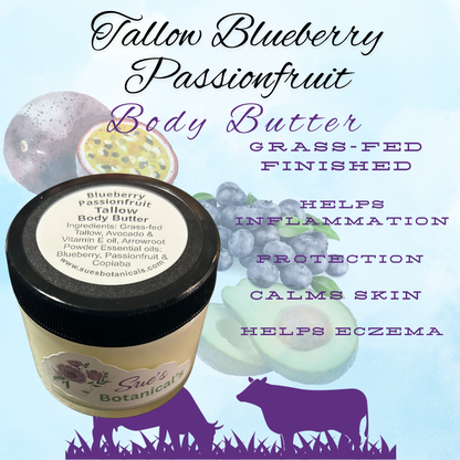 Tallow Blueberry Passionfruit Body Butter