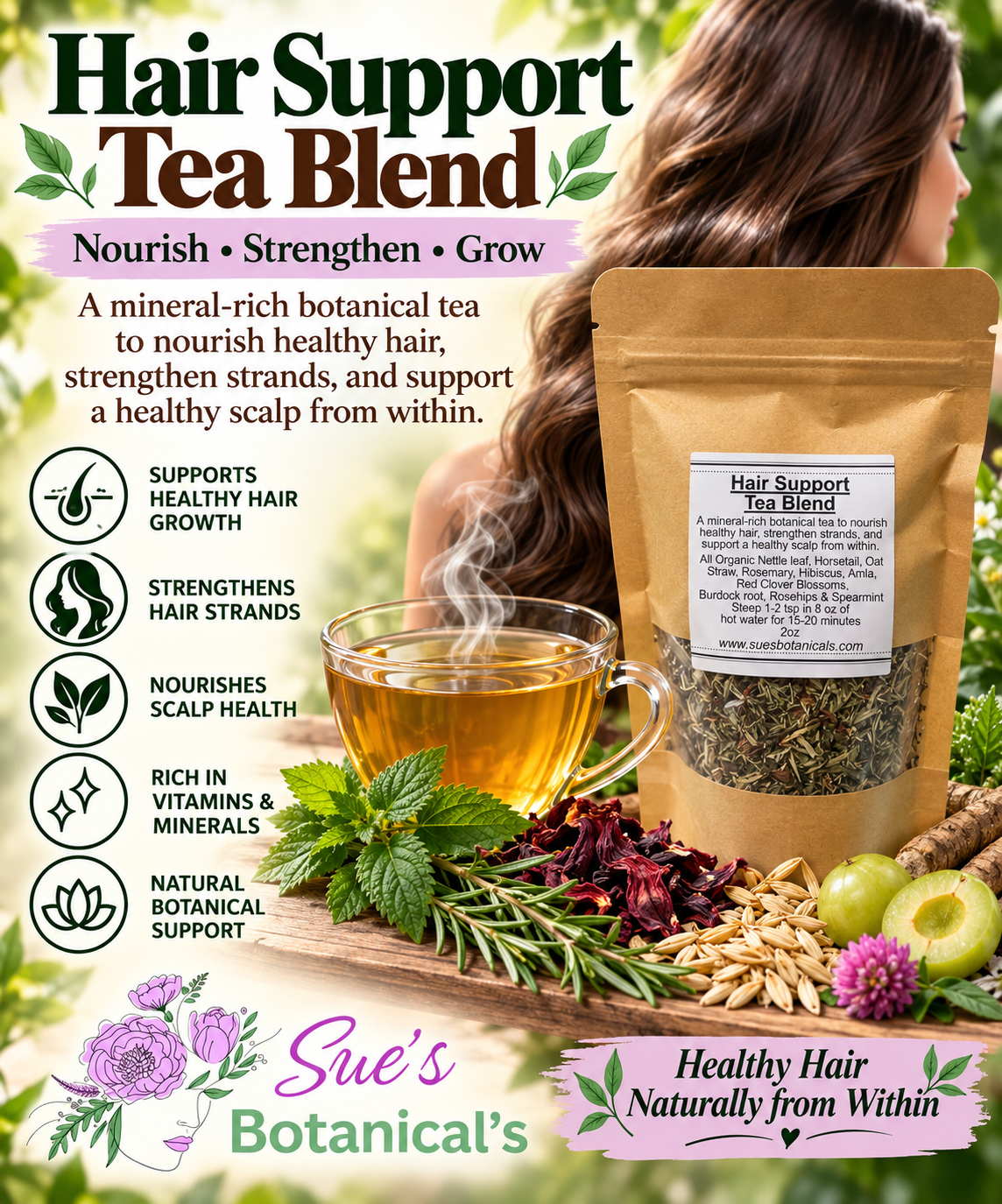 Hair support tea blend

All Natural skincare, extra hydration, organic skincare , moisturizer, Natural skincare, skin hydration, helps rosacea, helps acne, reduces wrinkles, reduces fine lines, organic skincare, Organic Beef Tallow Skincare