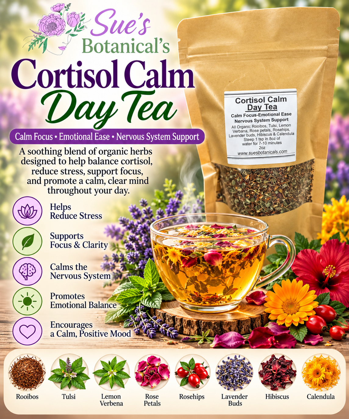 Cortisol calm day Tea

All Natural skincare, extra hydration, organic skincare , moisturizer, Natural skincare, skin hydration, helps rosacea, helps acne, reduces wrinkles, reduces fine lines, organic skincare, Organic Beef Tallow Skincare 