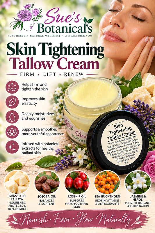 Skin Tightening Tallow Cream

All Natural skincare, extra hydration, organic skincare , moisturizer, All Natural Tallow skincare, skin hydration, helps rosacea, helps acne, reduces wrinkles, helps psoriasis, reduces fine lines, organic skincare, Beef Tallow Skincare
