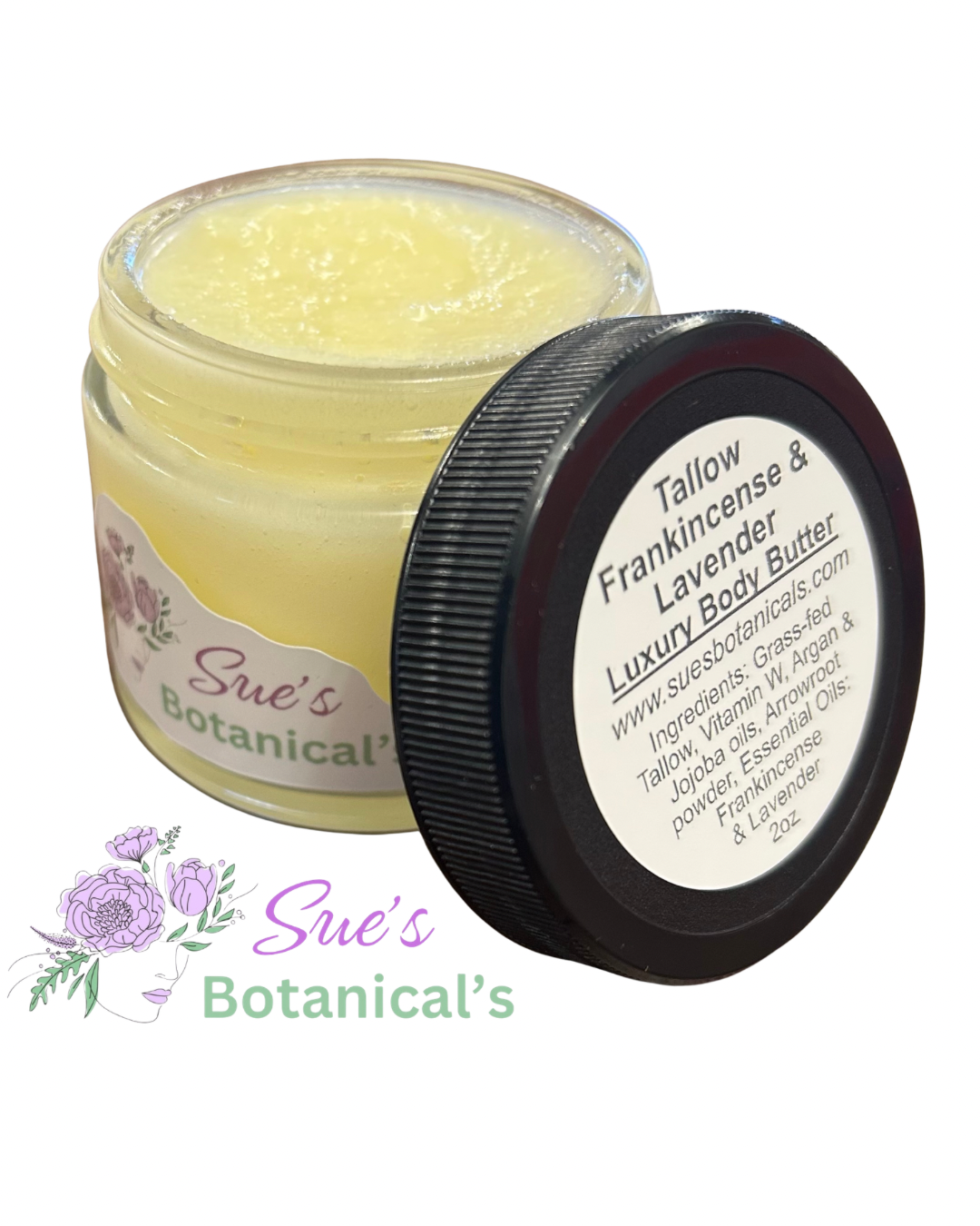 Frankincense & Lavender Tallow Luxury Body Butter

All Natural skincare, extra hydration, organic skincare , moisturizer, Natural skincare, skin hydration, helps rosacea, helps acne, reduces wrinkles, reduces fine lines, organic skincare, Beef Tallow Skincare