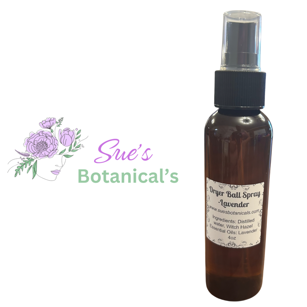 Dryer ball spray