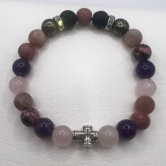 Helps with Stress EMF Diffuser Bracelet 7.25 inch