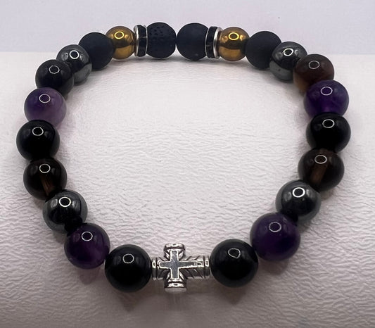 Protection, Grounding & Strength EMF Diffuser Bracelet 7.5inch