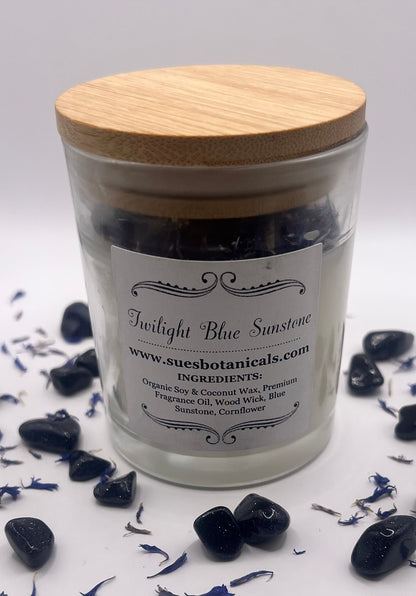 Twilight Blue Sunstone Candle 5oz