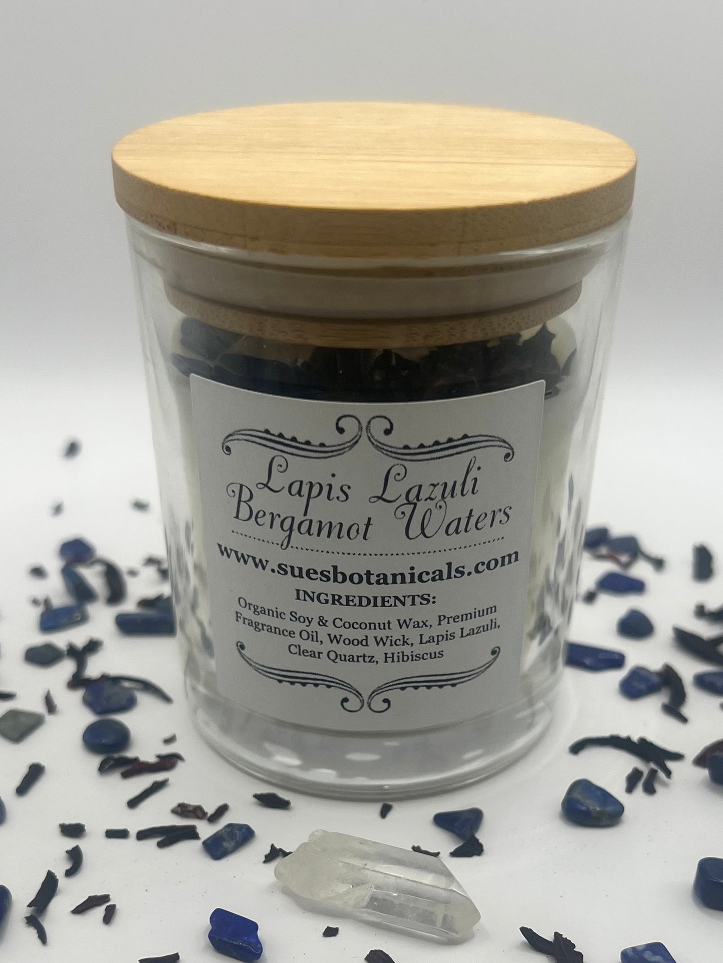 Lapis Lazuli Bergamot Waters Candle 5oz