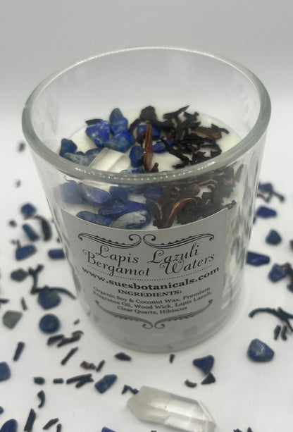 Lapis Lazuli Bergamot Waters Candle 5oz