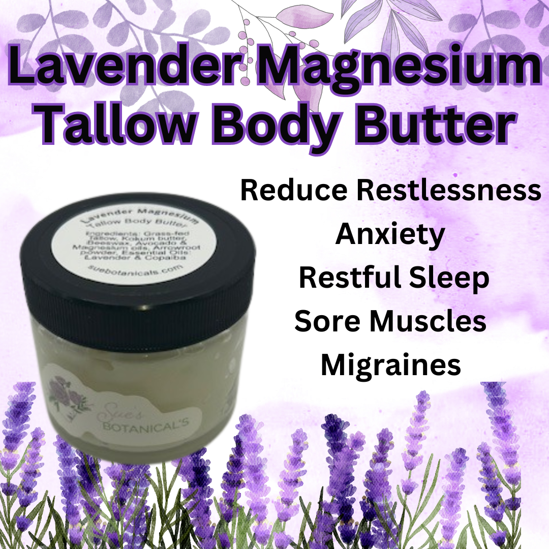 Lavender Magnesium Tallow Body Butter