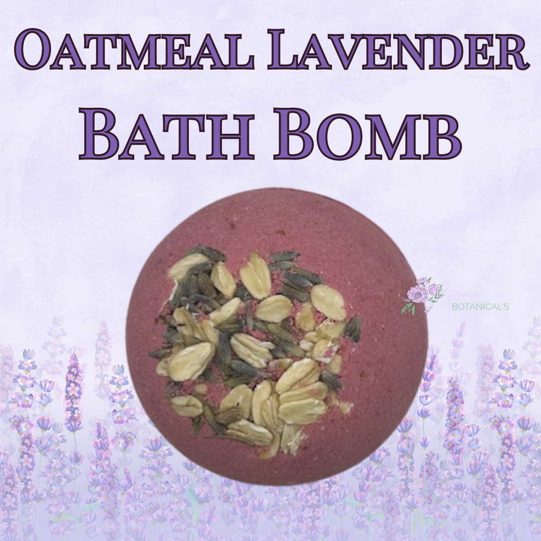 Oatmeal Lavender Bath Bomb