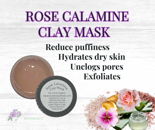 Rose Calamine Clay Mask