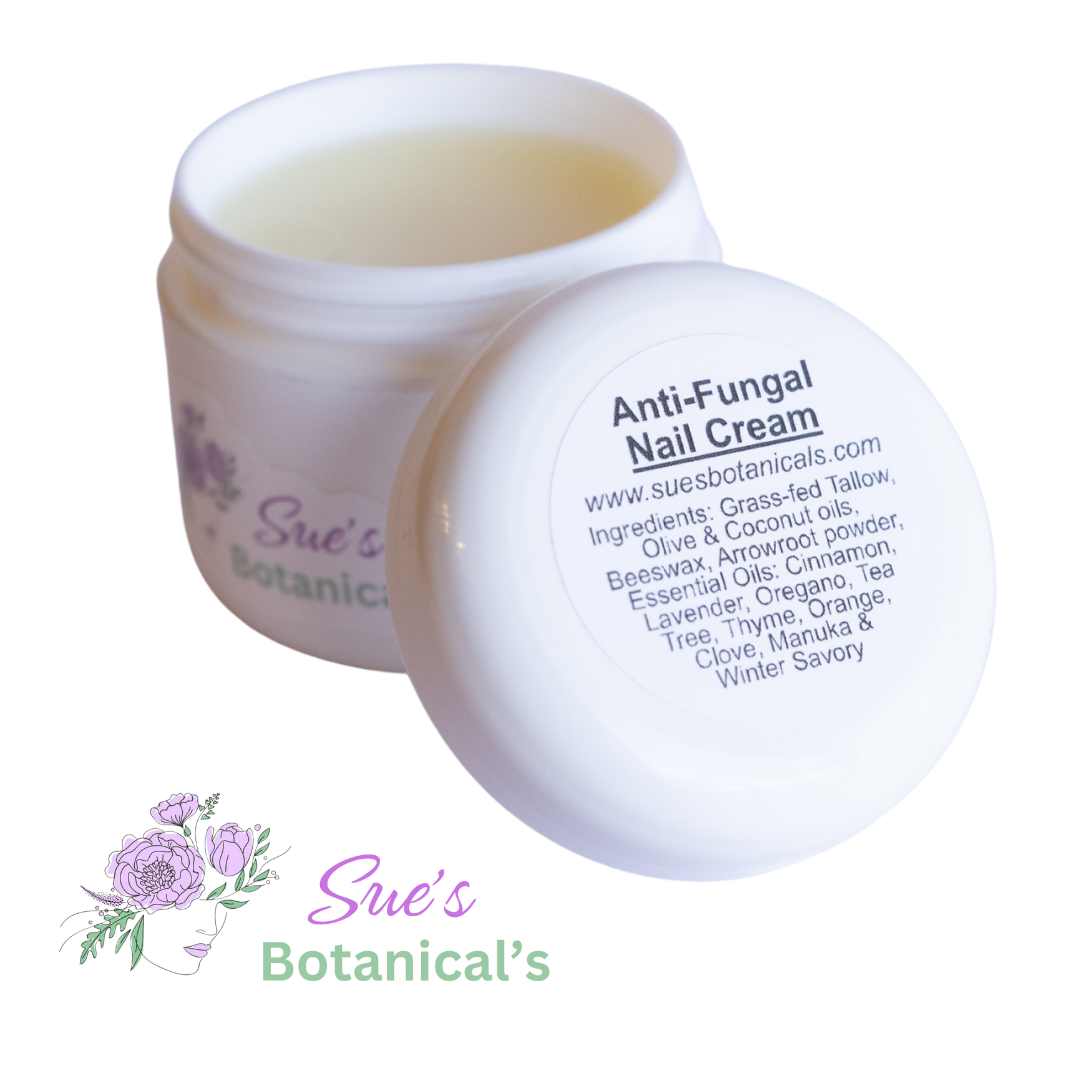 Tallow Anti-Fungal Nail Cream

All Natural skincare, extra hydration, organic skincare , moisturizer, Natural skincare, skin hydration, helps rosacea, helps acne, reduces wrinkles, reduces fine lines, organic skincare, Beef Tallow Skincare